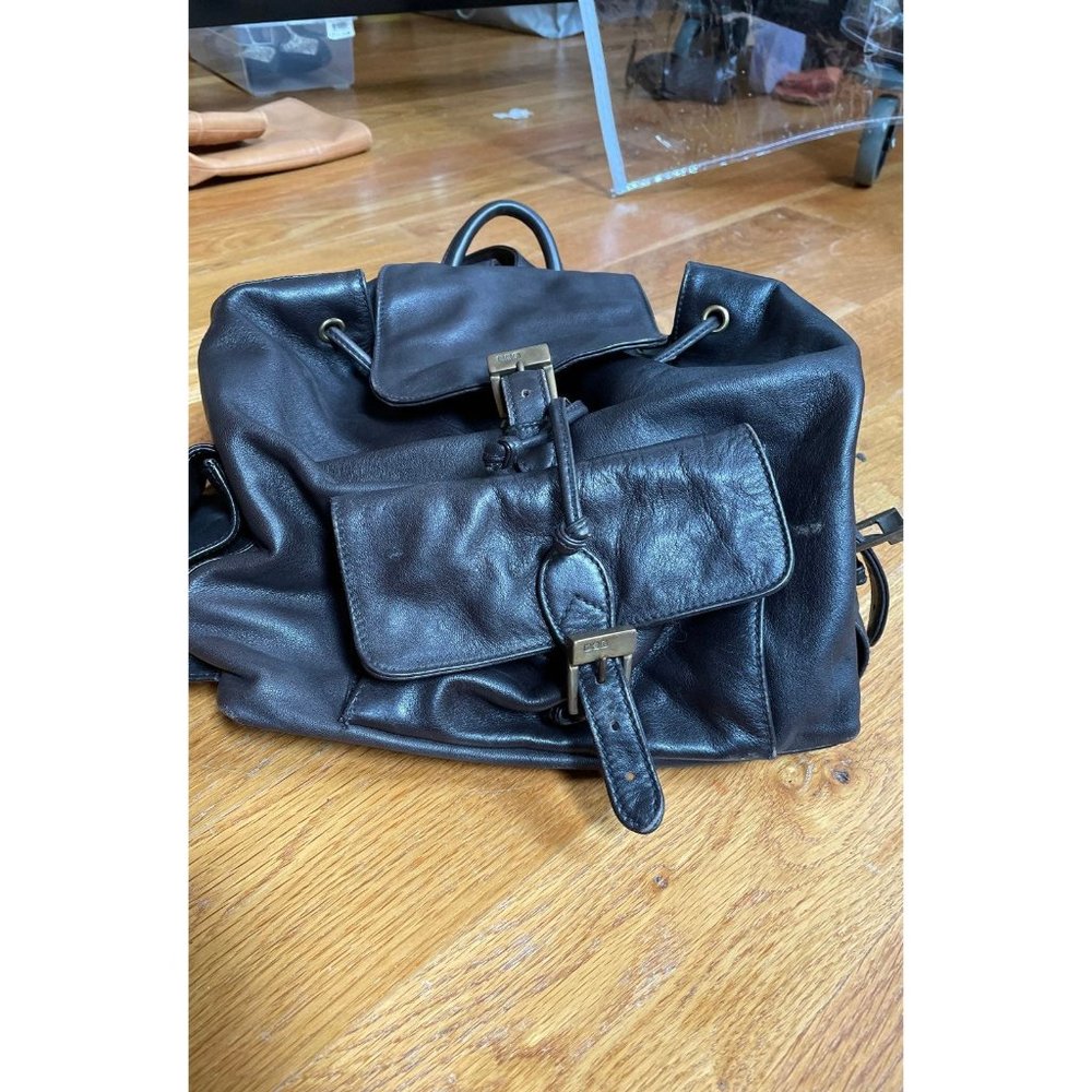 Ralph Lauren leather backpack